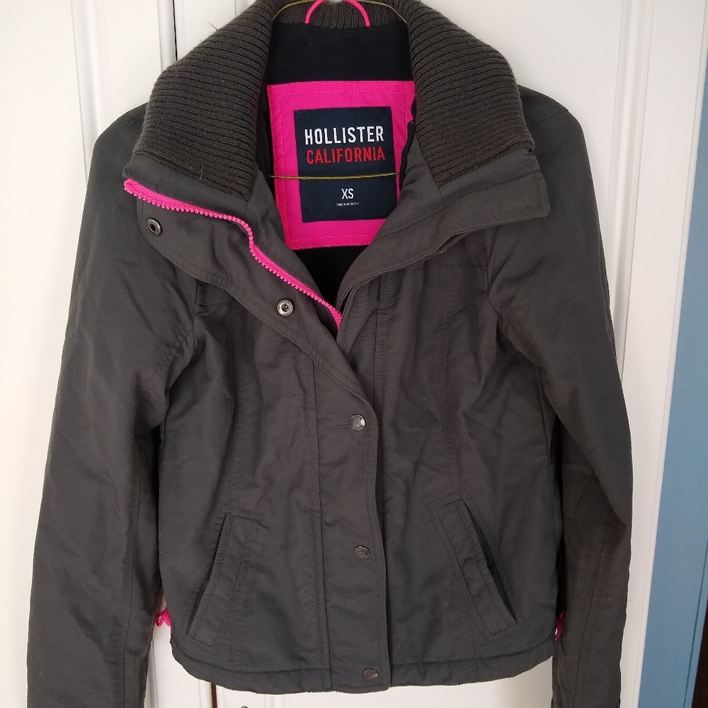 Hollister Women's XS Grey Jacket